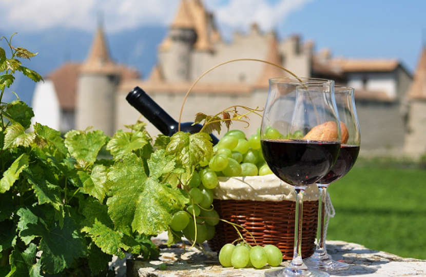 Image of a glass of red wine