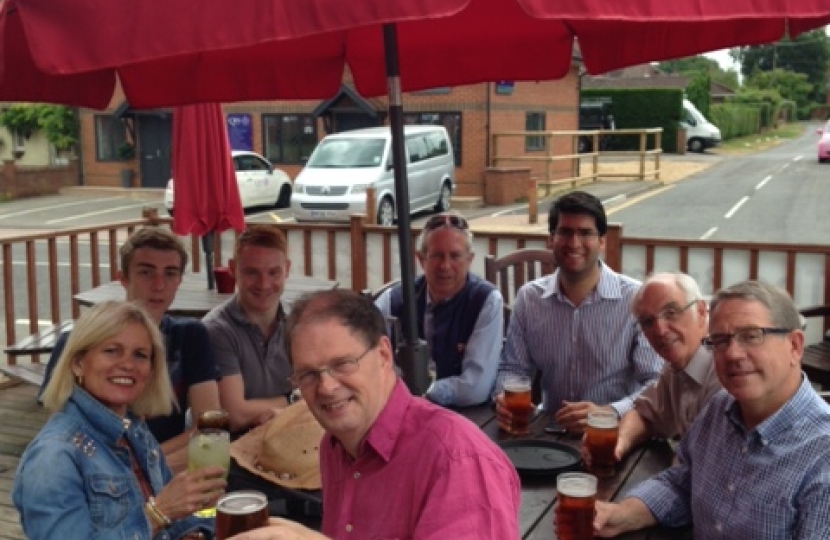 Campaigning in Bramley