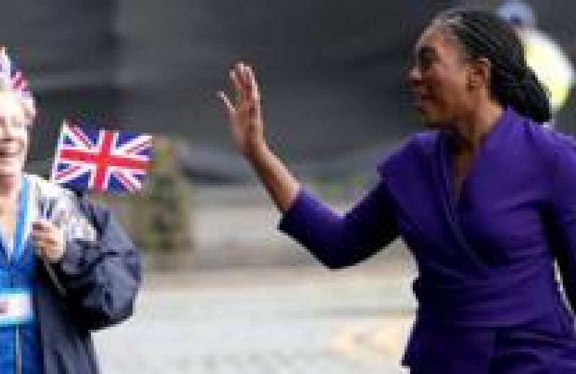 Kemi delivers a speech at FTSE250+ conference