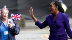 Kemi delivers a speech at FTSE250+ conference